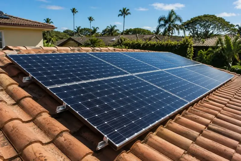 Installation de panneaux solaires à Pujaut